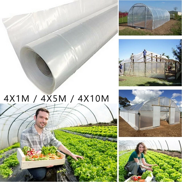 Vegetables Greenhouse Film Hot House Plant Plastic Polytunnel Transparent