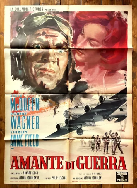 Manifesto Poster Affiche Cinema Amante Di Guerra Steve Mcqueen Hersey Guerra War