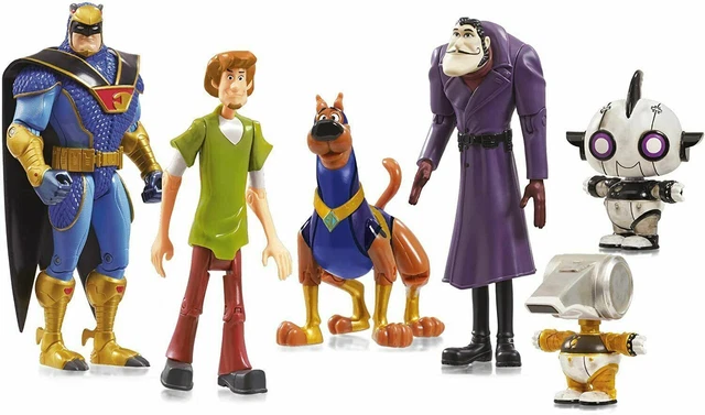 LOT 4 FIGURINES SCOOBY DOO PHOSPHORESCENTE / TRANSPARENTE Hanna Barbera