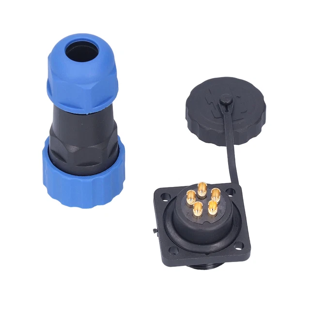 (5 Noyaux)Adaptateur De Connecteur Industriel Contacts En Cuivre AC 380 V