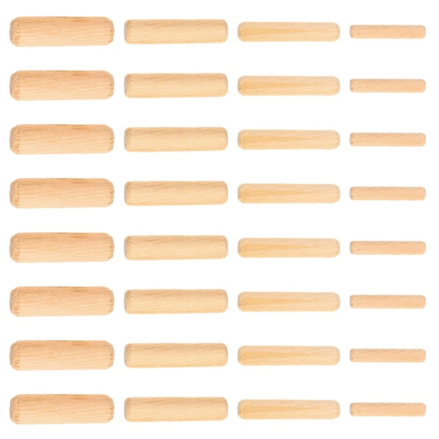 400 piezas tacos ranurados de madera lápices de madera para muebles conos de madera tacos de madera accesorios
