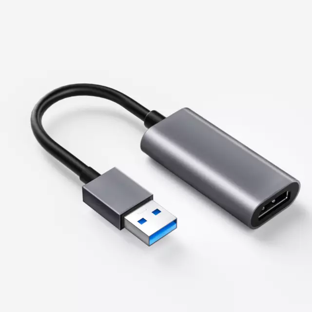 USB to HDMI Video Adapter Card Converter Cable Full HD 1080p for PC Laptop