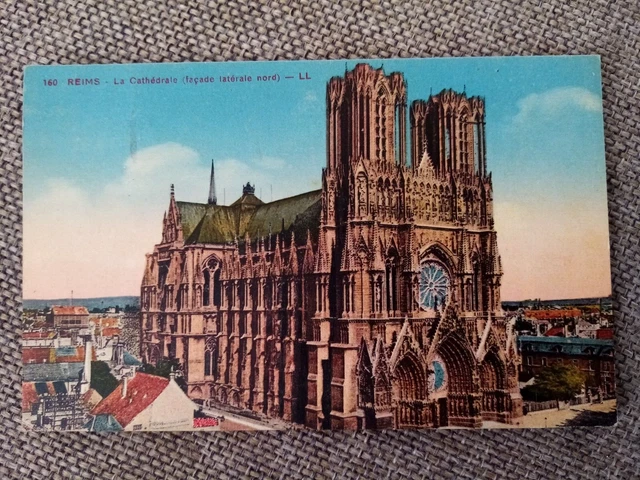 Cpa Reims La Cathédrale