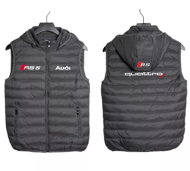 DOUDOUNE PAISSE SANS manches Audi Q3 noir rouge blanc 2024 homme