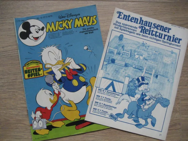 Walt Disneys Micky Maus 3. 1979 Nr. 13/27 - Zustand: gut + Beilage
