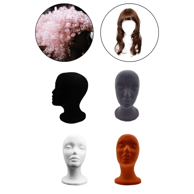 Mannequin Tête Modèle Présentoir Polyvalent pour Bijoux Casque Lunettes