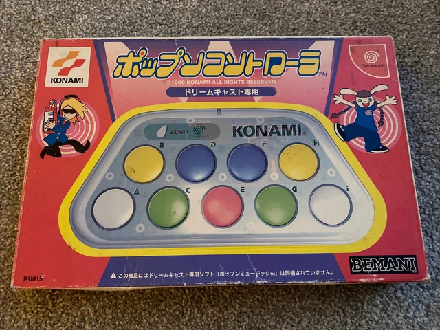 Sega Dreamcast Pop ‘n Music Controller - Boxed Konami Bemani Rare