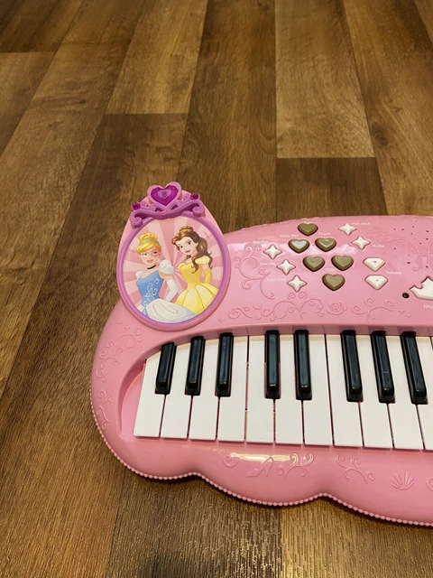 DISNEY PRINCESS ELECTRONIC Keyboard Piano Musical Kids Toy 6 Instrument ...
