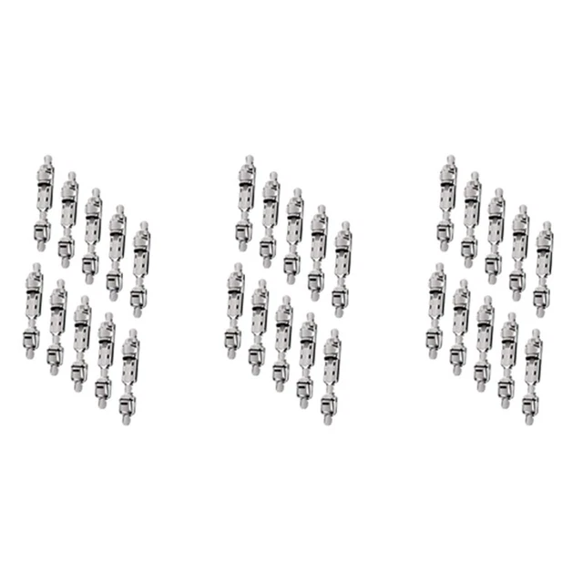 Porte-moulinets De Pêche En Acier - Lot De 20 - Support Pour Canne à Pêche - 12,5 X 1,8 Cm - Pour Pêche En Mer Ou Eau Douce
