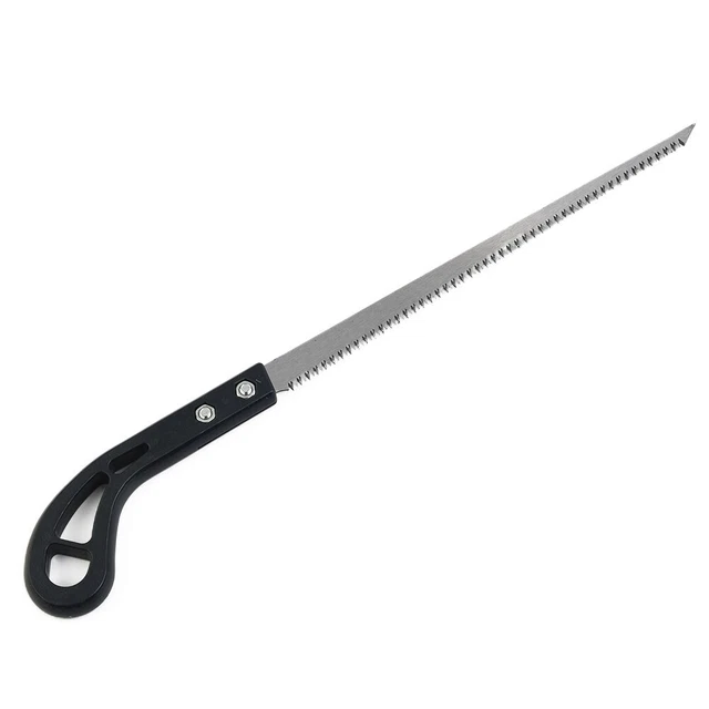 Pliage Scie À Main, Robuste SK5 Haute En Acier Au Carbone Lame Scie À Main, premium Scie D'élagage avec Serrure Soft Comfort Grip pour Camping, Jardinage, Chasse, Travail Du Bois,PVC (S