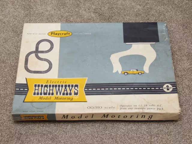 Vintage 1960's Playcraft Highways Set No 2 - BOX & TRACK Sections etc ONLY