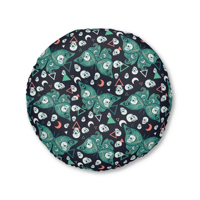 Tufted Floor Pillow, Round