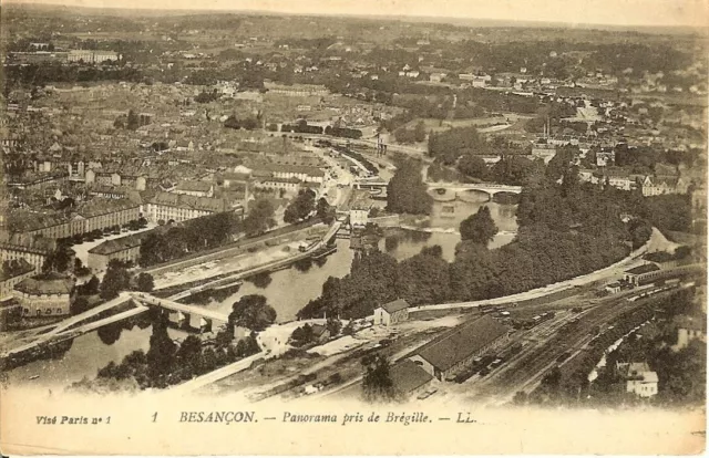 CPA - DOUBS - BESANCON, Panorama pris de Brégille