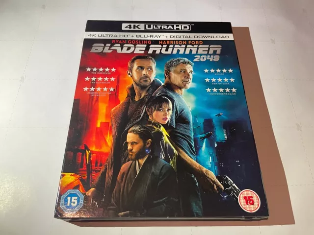 DVD Blade Runner 2049 2 Discs 4K UHD + Blu-Ray + Download (2017) with slipcase