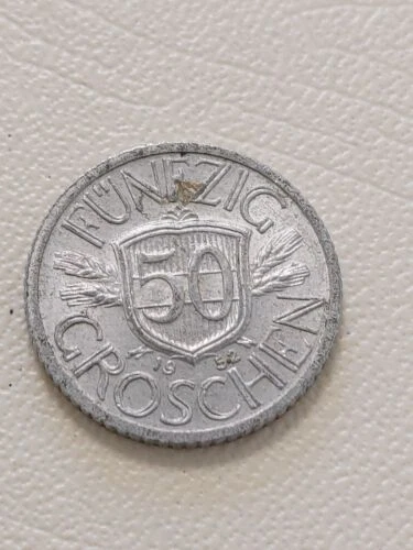 1952 / 50 GROSCHEN / AUSTRIA / OSTERREICH / COLLECTIBLE  Kayihan coins T116