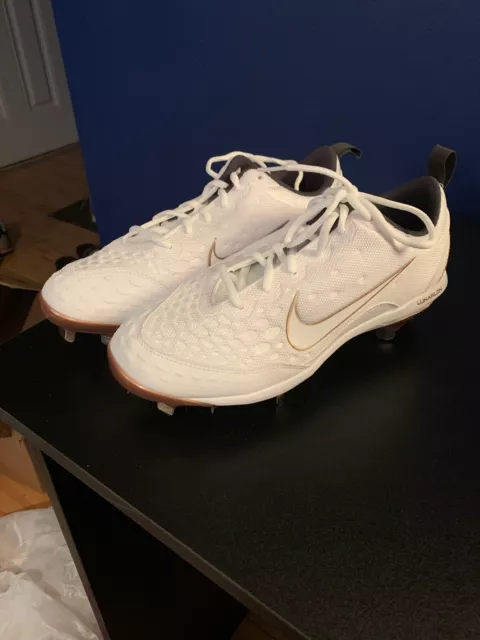 NEW Nike Hyperdiamond 2 Pro Softball Womens Cleats 856492-109 Rose Gold Size 10