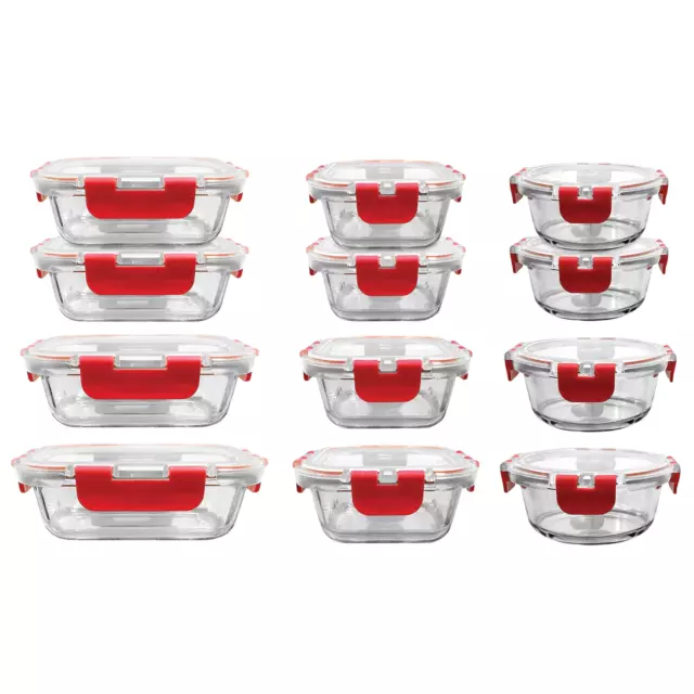 Set of 2 Extra Large 8.5L Food Storage Containers with Airtight Lids  Retails $34