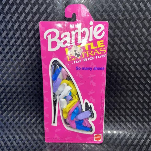 Barbie Little Extras So Many Shoes 1992 Mattel 7195 - Read