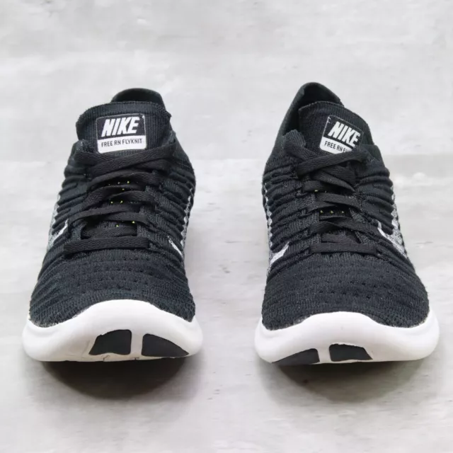 Nike Free RN Flyknit Women's 6.5 US Black Running Shoes Sneakers 831070-001 3