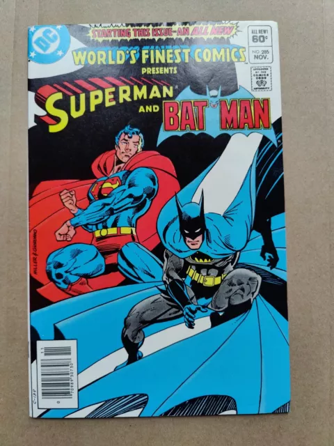 World"s Finest Comics #285 Frank Miller Cover 1982 DC FN/VF Superman/Batman