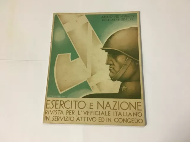 Esercito E Nazione N. 10/Ottobre 1933 Prima Edizione Aa.vv.  1933