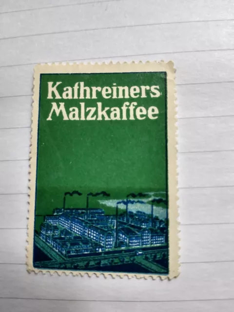 Werbemarke Reklamemarke Kathreiners Malz Kaffee Malzkaffee