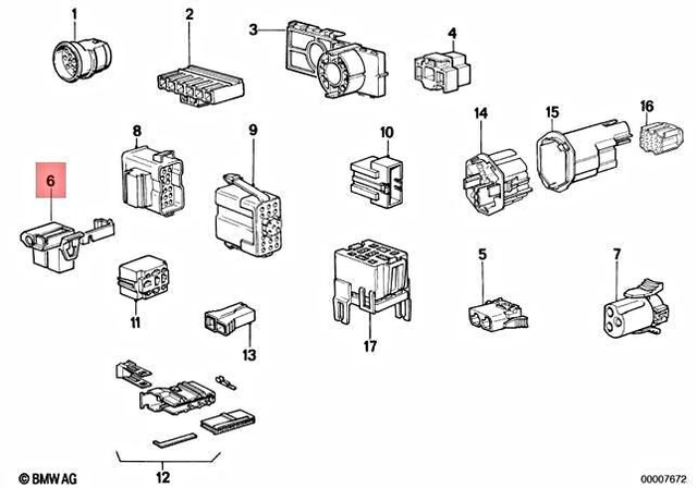 MERCEDES WIRING CONNECTOR Plug Terminal Housing 2-Pole A0375456028 New Genuine EUR 17,79 - View #10