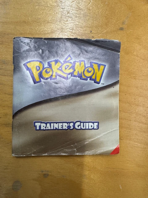 Notice Originale Pokémon Version Or Ou Argent - Game Boy Color - Manuel Jeu Rétro