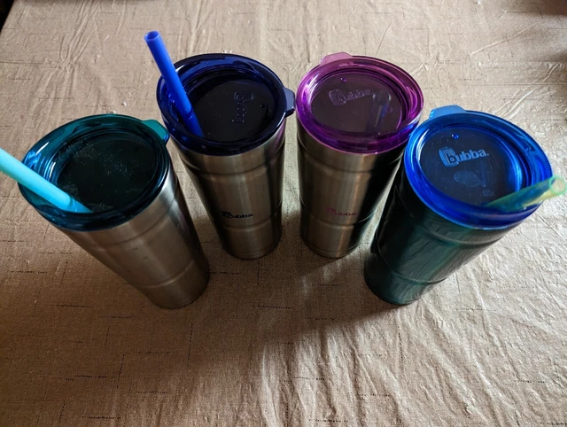 Bubba Brands Vacuum Stainless Steel 24oz - LOT OF (4) USED Pre-owned