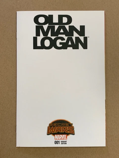 Old Man Logan #1 Blank "Sketch" Variant Cover Nm 1St Printing Secret Wars 2015