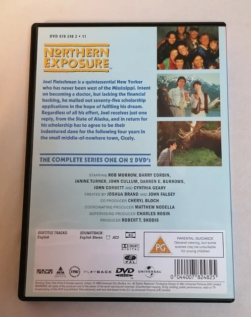 DVD NORTHERN Exposure The Complete Season One DVD 2Discs PAL UK R2