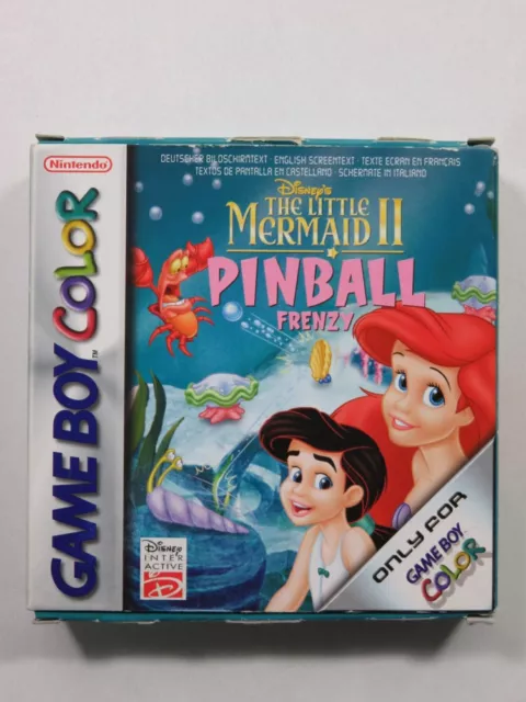 The Little Mermaid Ii Pinball Frenzy Nintendo Gameboy Color (Gbc) Neu6 (Complete