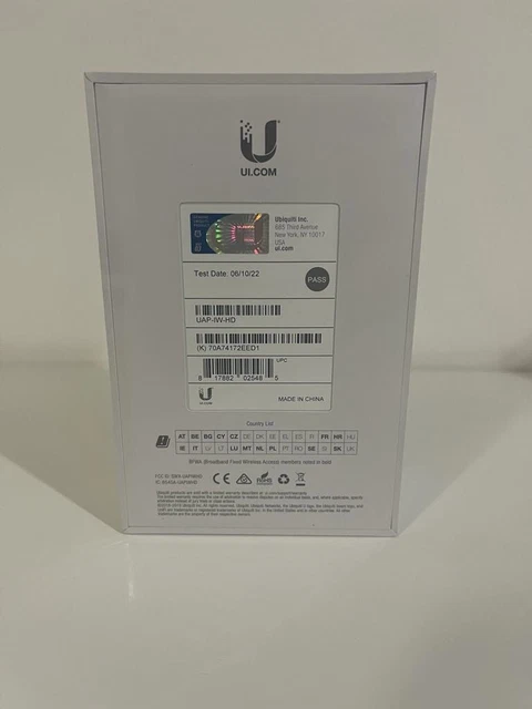Ubiquiti UniFi In-Wall Wi-Fi Access Point - White (UAP-IW-HD)