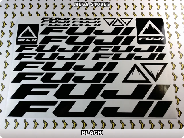 fuji bike frame decals