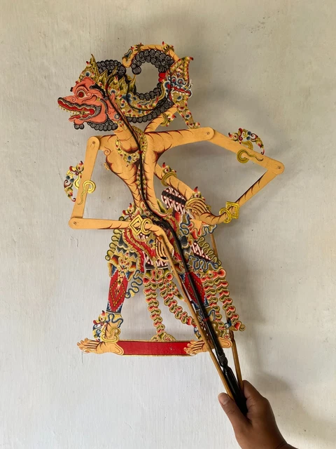 WAYANG KULIT JAVANESE Indonesia Shadow Puppet : Anggada £249.30 ...