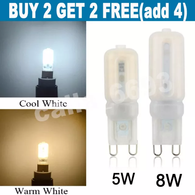 G9 LED 5/8W Capsule Light Bulb Dimmable True Replacement For Halogen Light Bulb