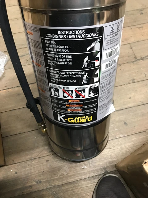 Ansul Fire Extinguisher Wet Chemical K-Guard Model K01-3 - New