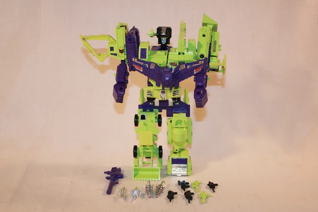 TRANSFORMERS G1 CONSTRUCTICON Devastator Complete !!! Japan Takara ...