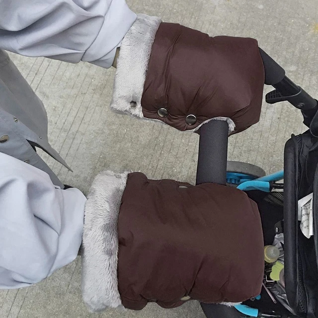 Outdoor Winter Baby Stroller Gloves Hand Muff Stroller Accessories Women Mitten