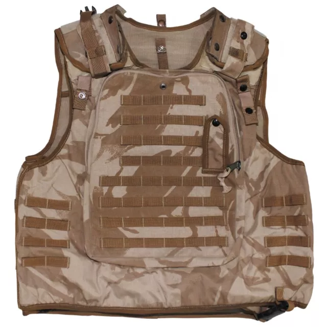 Brit. Cover-Body-Armour MKII o. MKIII DPM desert Weste Jacke Kampfweste Herren