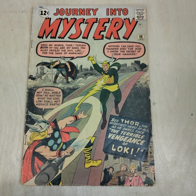 Journey Into Mystery #88 Marvel  Mighty Thor 2nd Loki-Silver Age