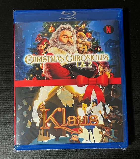 THE CHRISTMAS CHRONICLES 1 & 2 and Klaus Bluray 3Movie Box Set 24.95