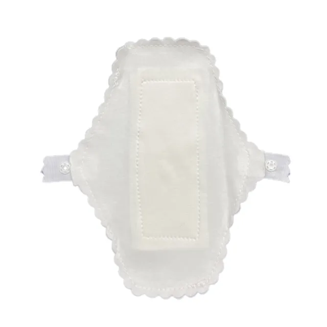 Tessuto mestruale lavaggio consistenza delicata pizzo riutilizzabile lavabile cotone sanitari