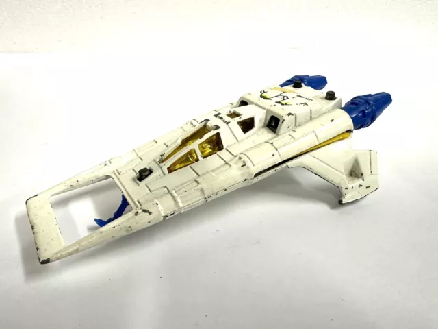 Corgi Buck Rogers Starfighter 6,5" giocattolo pressofuso veicolo spaziale vintage 1980