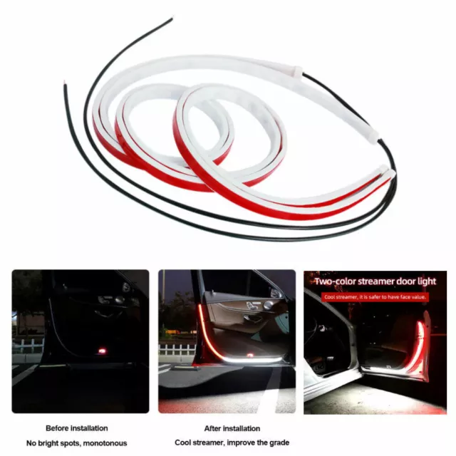 2x Auto LED Tür offen Warnlampe Flash Strobe Anti-Kollision