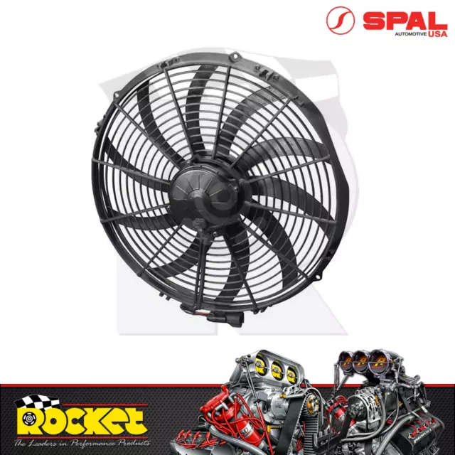 Spal 16 Extreme Electric Curved Blades Race Thermo Fan 3000CFM - SPEF3634