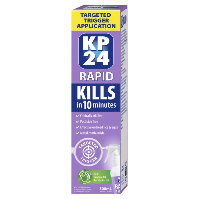 KP24 Rapid Trigger Solution Spray 300mL Kills in 10 Minutes Pesticide Free