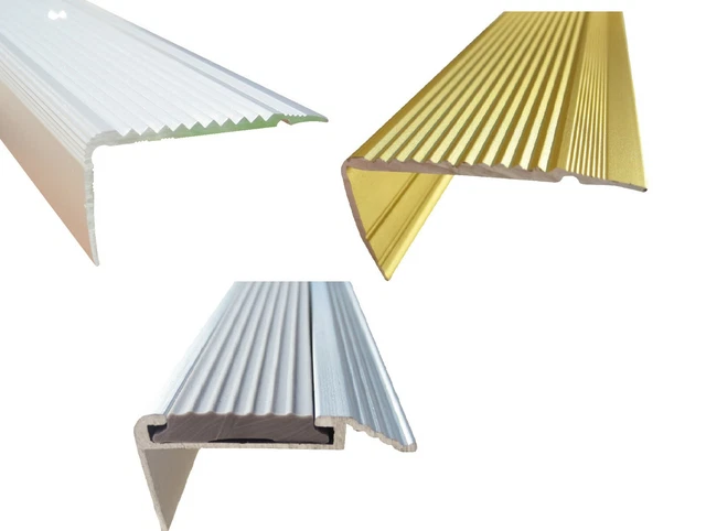 STEP EDGE PROFILE stair rail step rail stair angle step strip [ 12 ] £2 ...