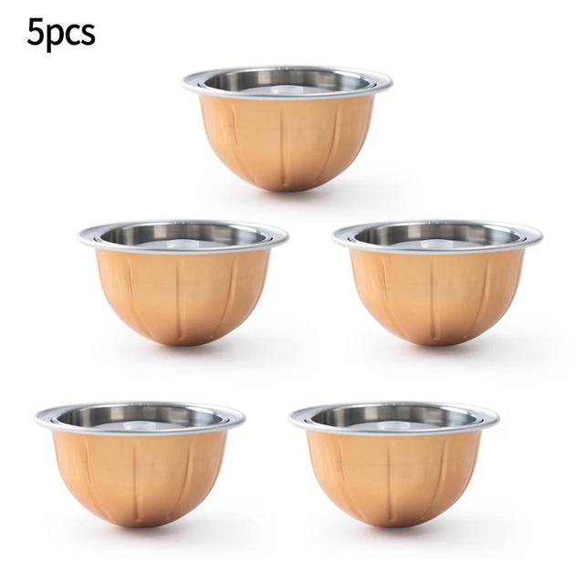 5 X / Set Réutilisable Recharge Café Capsule for Nespresso Vertuoline Vertuo