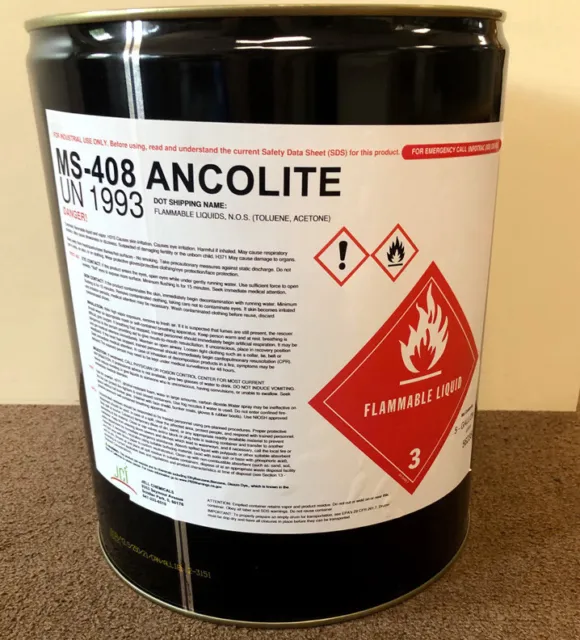 Jell Chemicals Ancolite Glaze Cleaner Item: Ms-408 5 Gallon Pail No Hazmat Fee